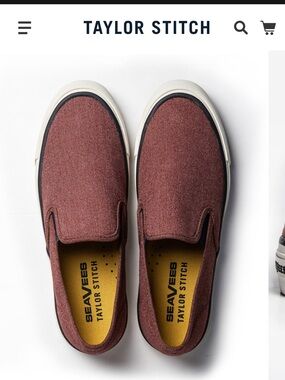 Taylor Stitch SeaVees men’s Sano Slip on Sneakers